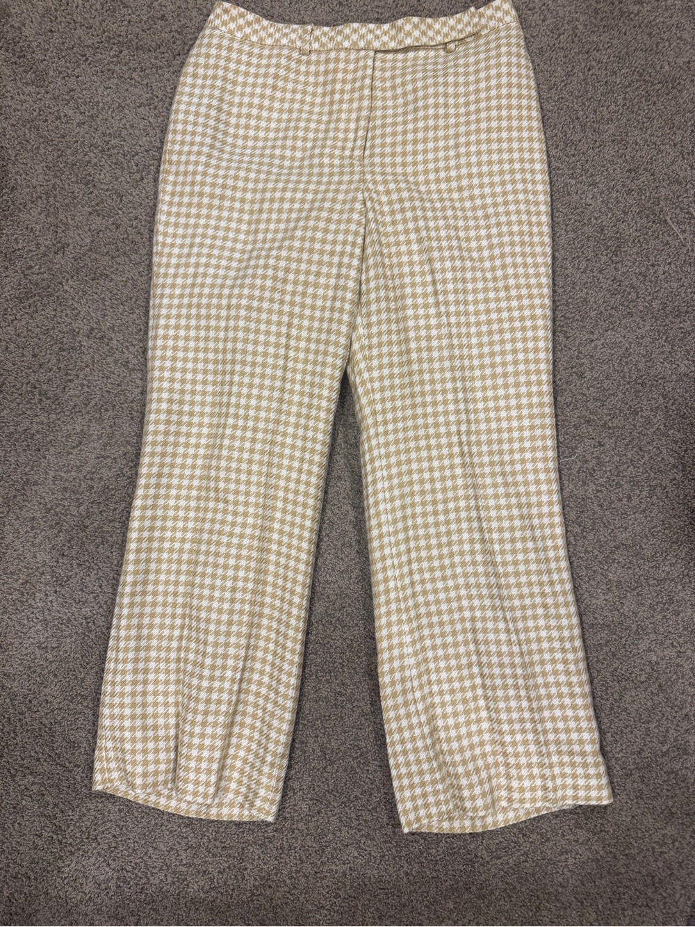 Merona Knit Houndstooth Straight Leg Business Casual Pants— Sz 14